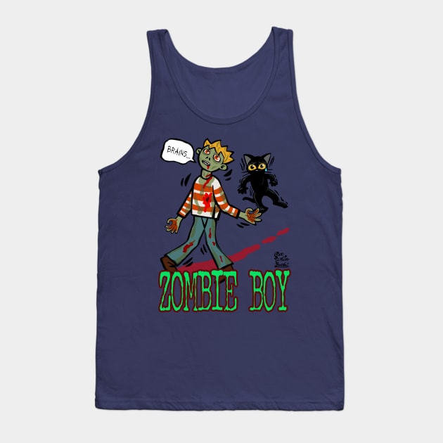 Zombie boy Tank Top by BATKEI